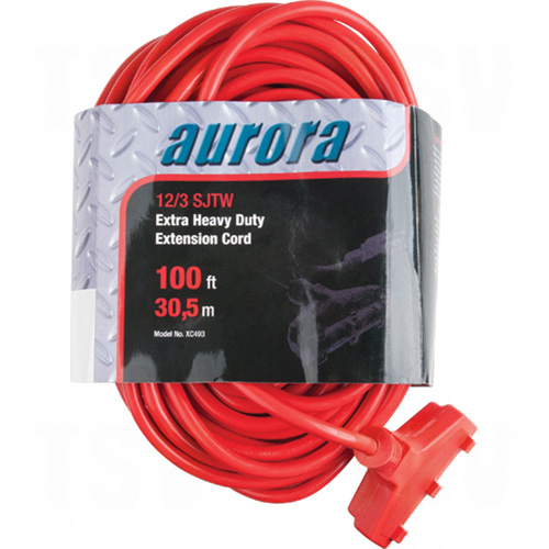 Outdoor Vinyl Triple Tap Extension Cords - XC493