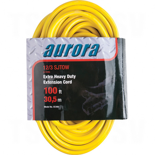 Outdoor Vinyl Extension Cords with Light Indicator - Triple Tap - XC499
