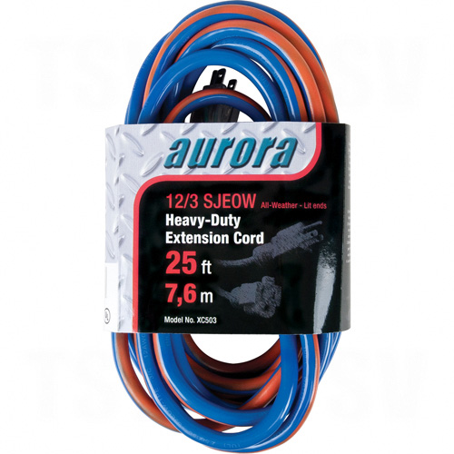 All Weather TPE-Rubber Extension Cords With Light Indicator - XC502