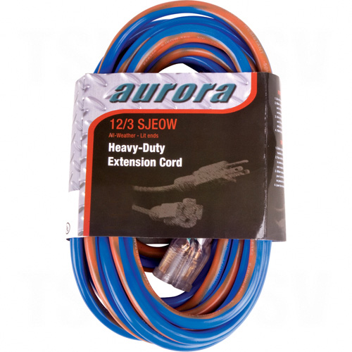 All Weather TPE-Rubber Extension Cords With Light Indicator - XC504