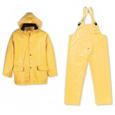 Viking "Handyman" 3 Piece PVC/Polyester/PVC Rainsuit  , 2X-Large,  Yellow - 2110Y-XXL