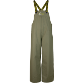 Viking "Norseman" Reversible Bib Pant with Suspenders 0.45 mm Fisherman Oil Resistant / Flexible Rainwear PVC / Polyester , 2X-Large,  Moss Green - 3110P-XXL