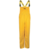 Viking "Journeyman 420D" Heavy Duty Rain Gear - 420 Denier Rip-Stop Nylon / PVC, Detachable Bib Pants, 2X-Large, Yellow - 3300P-XXL