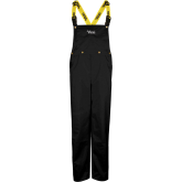 Viking "Journeyman 420D" Heavy Duty Rain Gear - 420 Denier Rip-Stop Nylon / PVC, Detachable Bib Pants, 2X-Large, Black - 3307P-XXL