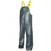 Viking "Journeyman" Reversible Bib Pant 0.45mm Industrial Oil Resistant PVC  , 2X-Large,  Green - 4110P-XXL