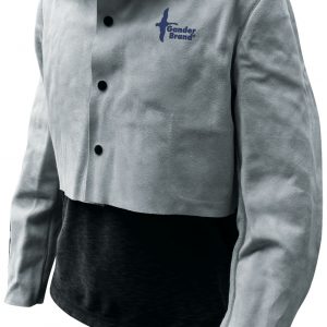 Split Leather Half Jacket - 063344357568