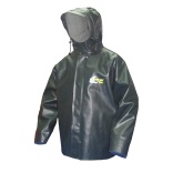 Viking Bristol Bay 0.75mm Extra Heavy Duty Rainwear PVC/Polyester/PVC Sandwich Construction  , 2X-Large,  Green - 7125J-XXL