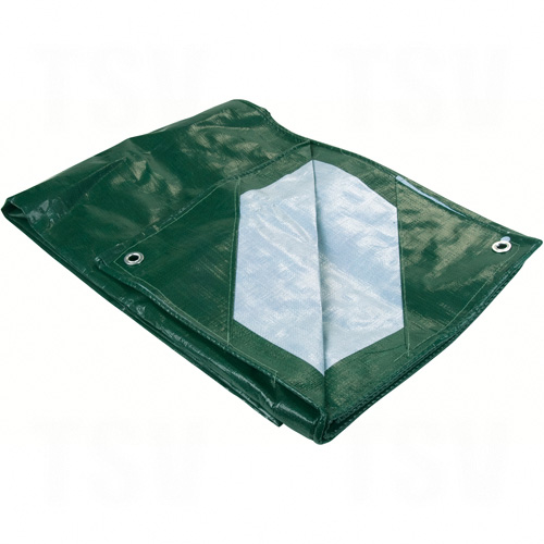 JB567 - Polyethylene Tarpaulins - Industrial Green/Silver