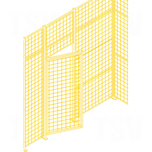 KH933 - Wire Mesh Partition Components - Swing Doors