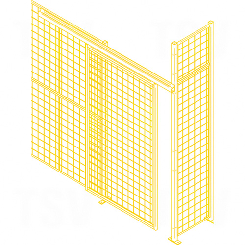 KH938 - Wire Mesh Partition Components - Sliding Doors
