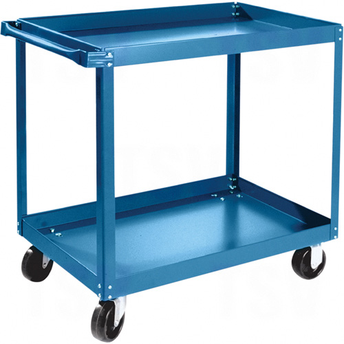 MB482 - Knocked-Down Shelf Carts - 2-Shelf Utility Trucks