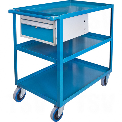 MH256 - Heavy Duty Shelf Cart with Drawer