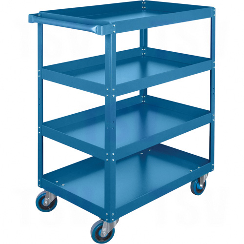 ML145 - Knocked-Down Shelf Carts - 4-Shelf Utility Trucks
