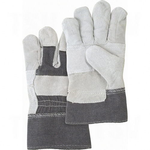 Better Quality Split Cowhide Patch Palm Fitters Gloves - SAN636