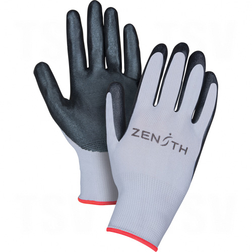 Polyester Shell Lightweight Nitrile Foam Palm Coated Gloves - SBA605
