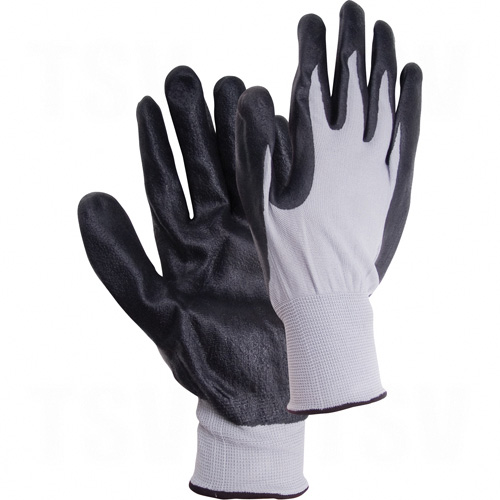 Polyester Shell Lightweight Nitrile Foam Palm Coated Gloves - SBA610