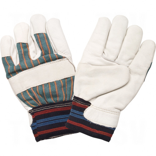 Superior Quality Grain Cowhide Full Cotton Fleece-Lined Gloves - SEB613