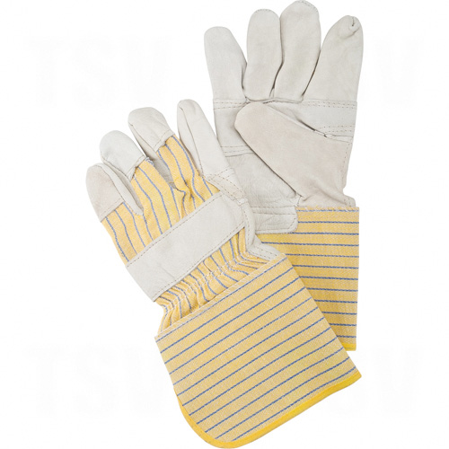Economy Grain Cowhide Patch Palm Fitters Gloves - SFQ699