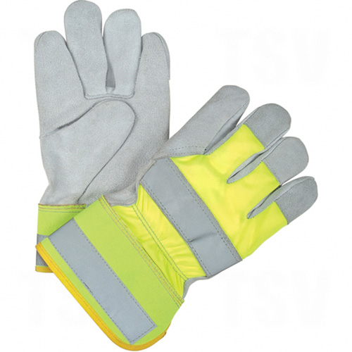 High Visibility Split Cowhide Fitters Thinsulate» Lined Gloves - SED161