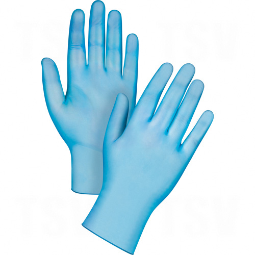 Blue Vinyl Examination Grade Gloves - SAQ700