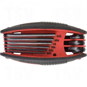 Folding Hex Key Sets - S.A.E. Fold Up - TNB733