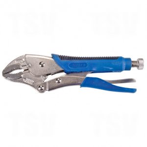 Locking Pliers - Curved Jaws With Wire Cutter - TJZ093