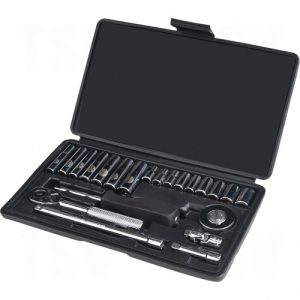 22-Piece 1/4 Drive S.A.E. Socket Set" - TLV356