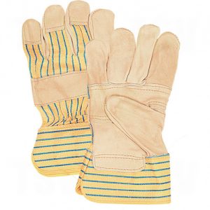 Economy Grain Cowhide Patch Palm Fitters Gloves - SFQ702