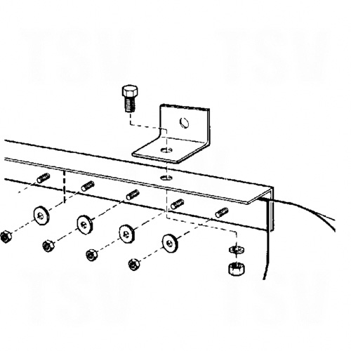 KF001 - Strip Curtain Doors - Fixed Mounting System